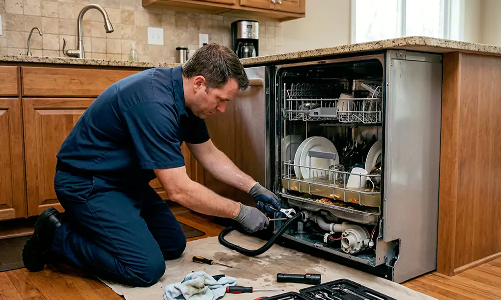 Dishwasher Not Draining Repair in Carteret, NJ